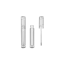 Anhui Jusu High Tech Industrial Co., Ltd 0.10oz / 3ml Thick-Wall PETG Cylinder Fully Transparent Lip Gloss Tube with PETG Cap & Doe-Foot Wand Applicator