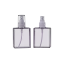 Anhui Jusu High Tech Industrial Co., Ltd 7.7oz / 228ml PET Flat Square Cosmetic Spray Bottle with Fine Mist Sprayer & Clear Overcap