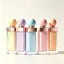 LISSON Packaging 4.1oz / 120ml Pink Glass Lotion Pump Bottle with Ball Overcap