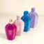 LISSON Packaging 3.4oz / 100ml Tapered Glass Perfume Bottle with Flocked Finish and Electroplated Spray Pump