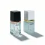 LISSON Packaging 0.5oz / 15ml Square Glass Pump Bottle with Diamond-Cut Collar and PP Serum Pump
