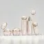LISSON Packaging 1.4oz / 40ml Glass Lotion Pump Bottle with Pearl-Finish Cap