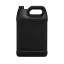 1 Gallon / 128oz 38mm F-Style Oblong HDPE Plastic Jug with Label Panel