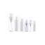 Queens Packaging Co., ltd.  3.4oz / 100ml Clear PET Cylinder Foaming Pump Bottle with Clear Overcap