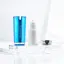 Queens Packaging Co., ltd.  0.51oz / 15ml Acrylic Double-Wall Cylinder Pump Bottle with Integrated Recessed ABS Pump & PP Inner Bottle