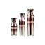Queens Packaging Co., ltd.  1oz / 30ml Acrylic Double-Wall Tapered Cylinder Pump Bottle with Acrylic Overcap, PP Pump & PE Inner Bottle