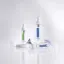 Queens Packaging Co., ltd.  3.4oz / 100ml PET Slim Cylinder Spray Bottle with Clear Overcap & Continuous Spray Pump Sprayer
