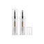 Queens Packaging Co., ltd.  0.51oz / 15ml Acrylic Double-Wall Slim Cylinder Serum Pump Bottle with Clear Overcap, Aluminum Shoulder & Aluminum Pump