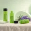 Queens Packaging Co., ltd.  3.4oz / 100ml PE Cylinder Cosmetic Bottle with PE Orifice Reducer & Flush PP Closure