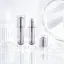 Queens Packaging Co., ltd.  4.1oz / 120ml Acrylic Thick-Wall Slim Square Pump Bottle with Acrylic Overcap & Aluminum Pump