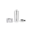 Queens Packaging Co., ltd.  1oz / 30ml Acrylic Double-Wall Square Pump Bottle with Matching Acrylic Overcap & Aluminum Pump
