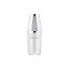 Queens Packaging Co., ltd.  1.7oz / 50ml Acrylic Double-Wall Cylinder Pump Bottle with Metallized Shoulder & Ribbed Overcap, PP Inner Bottle & Metallized ABS Pump