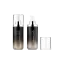 Queens Packaging Co., ltd.  2.7oz / 80ml Acrylic Double-Wall Cylinder Pump Bottle with Clear Acrylic Overcap, Metallized ABS Shoulders & PP Pump with an Aluminum Collar