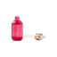 Queens Packaging Co., ltd.  0.51oz / 15ml Glass-Like PETG Round Dropper Bottle with Bulb Dropper with Metallized Collar