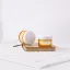 Queens Packaging Co., ltd.  0.34oz / 10ml PET Straight Sided Eye Cream Jar with Flush Cap & PP Sealing Disc