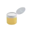 Queens Packaging Co., ltd.  13.5oz / 400ml PET Straight Sided Cosmetic Jar with Hinged Cap & Built-In Tweezers