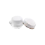 Queens Packaging Co., ltd.  1oz / 30ml Clear Acrylic Double-Wall Flared Cream Jar with PP Threaded Closure & Sealing Disc