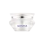 Queens Packaging Co., ltd.  0.51oz / 15ml Acrylic Double-Wall Faceted Jewel Cream Jar & Matching Cap with Silver Accent