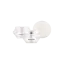 Queens Packaging Co., ltd.  0.51oz / 15ml Acrylic Double-Wall Faceted Jewel Cream Jar & Matching Cap with Silver Accent