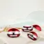 Queens Packaging Co., ltd.  1oz / 30ml Acrylic Double-Wall Round Luxury Cream Jar with Metallic Accent Band, Domed Cap & PE Sealing Disc