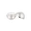 Queens Packaging Co., ltd.  1oz / 30ml Acrylic Double-Wall Spherical Cream Jar with Metallic Accent Band, Domed Cap & PE Sealing Disc