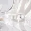 Queens Packaging Co., ltd.  0.17oz / 5ml Acrylic Double-Wall Spherical Balm Jar with Metallic Accent Band, Domed Cap & PE Sealing Disc