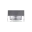 Queens Packaging Co., ltd.  1.7oz / 50ml Acrylic Double-Wall Square Cream Jar with Flush ABS Cap