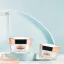 Queens Packaging Co., ltd.  1oz / 30ml Acrylic Thick-Wall Tapered Hexagonal Cream Jar with Flush ABS Cap & PE Sealing Disc