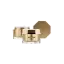 Queens Packaging Co., ltd.  1.7oz / 50ml Acrylic Double-Wall Octagonal Cream Jar with PP Inner Jar, Flush Acrylic Cap & PE Sealing Disc