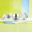 Queens Packaging Co., ltd.  0.51oz / 15ml Acrylic Double-Wall Round Cream Jar with Metallized & Tapered ABS Closure, PP Inner Jar & PE Sealing Disc