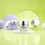 Queens Packaging Co., ltd.  0.51oz / 15ml Acrylic Double-Wall Round Cream Jar with Metallized & Tapered ABS Closure, PP Inner Jar & PE Sealing Disc