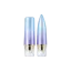 Queens Packaging Co., ltd.  1.2oz / 35ml Acrylic Double-Wall Rectangular Tottle with PP Pump, Metallized Shoulder & Clear Acrylic Overcap