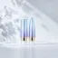 Queens Packaging Co., ltd.  1.2oz / 35ml Acrylic Double-Wall Rectangular Tottle with PP Pump, Metallized Shoulder & Clear Acrylic Overcap