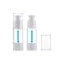 Queens Packaging Co., ltd.  1oz / 30ml Clear AS Cylinder Airless Pump Bottle with Clear AS Overcap, 0.2cc Dosage