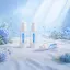 Queens Packaging Co., ltd.  1oz / 30ml Clear AS Cylinder Airless Pump Bottle with Clear AS Overcap, 0.2cc Dosage