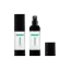 Queens Packaging Co., ltd.  1oz / 30ml AS Square Airless Pump Bottle with Matching ABS Overcap & Aluminum Pump, 0.22cc Dosage