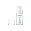 Queens Packaging Co., ltd.  1.7oz / 50ml PET Cylinder Airless Pump Bottle with Clear Overcap, 0.5cc Dosage