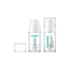 Queens Packaging Co., ltd.  1.7oz / 50ml PET Cylinder Airless Pump Bottle with Clear Overcap, 0.5cc Dosage