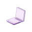 Hangzhou Ecopack Technology Co., Ltd 2.5g Single-Pan Square Fully Transparent AS Eyeshadow & Highlighter Compact with Square Well