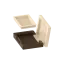 Hangzhou Ecopack Technology Co., Ltd 3.55g Single-Pan Rectangular ABS & PETG Powder Compact with Removable Pan Insert