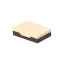 Hangzhou Ecopack Technology Co., Ltd 3.55g Single-Pan Rectangular ABS & PETG Powder Compact with Removable Pan Insert