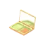 Hangzhou Ecopack Technology Co., Ltd 10.8g Single-Pan Rectangular ABS & Acrylic Powder Compact with Mirror & Applicator Well