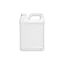 2.5 Gallon / 320oz 63mm F-Style Oblong HDPE Plastic Jug with Label Panel