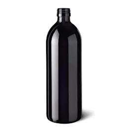 16.9oz /500ml 28-PP Glass Round Bottle