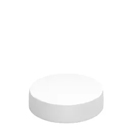 Smooth Straight Sided Flat Threaded Closure