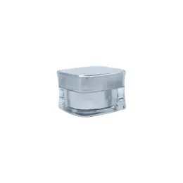 1.7oz /50ml Acrylic Square Jar
