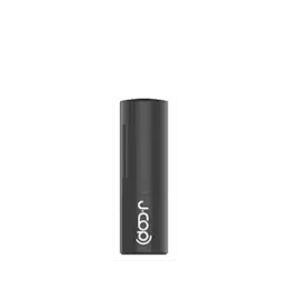 The image displays a JCOP 0.1oz ABS Lip Stick. The lip stick container is sleek and compact, featuring a cylindrical shape with a smooth surface. The body of the lip stick is a plain, solid color, and the cap fits snugly over the base, providing a seamless appearance. The design appears simple yet elegant, making it suitable for carrying in a purse or pocket.