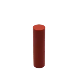 The image displays the JCOP 0.1oz ABS Lip Stick. The lipstick case is a sleek, cylindrical shape with a smooth, glossy black finish. The design is simple and elegant, with a clean surface and no visible markings or labels. The cap is shown removed, revealing the inner mechanism where the lip product would be dispensed.