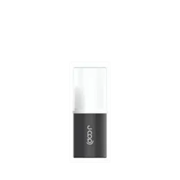 The image shows the JCOP 0.3oz ABS Skin Stick. The product is a small, cylindrical container designed for holding skincare or cosmetic products. It features a sleek, white plastic body with a smooth finish. The cap is also white and fits seamlessly on top of the container. The overall appearance is minimalist and modern. The container's compact size makes it ideal for travel or on-the-go use.