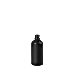 3.4oz /100ml 18mm Glass Round Bottle